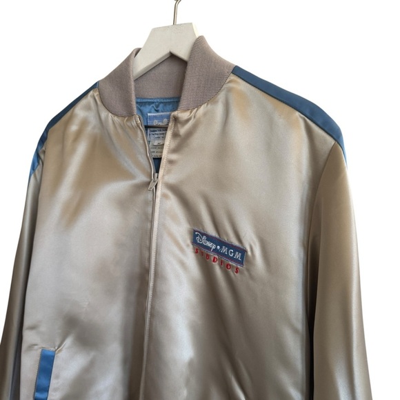 Vintage 80’s Disney MGM Studios Satin Zip Jacket, Size M - Picture 2 of 7